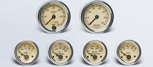 VDO Heritage Chrome Gauges